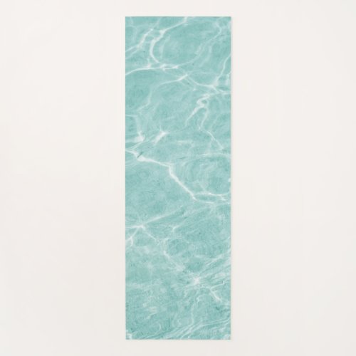 Crystal Clear Soft Turquoise Ocean Dream 2 wall  Yoga Mat