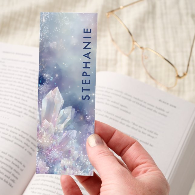 Crystal Clusters Sparkle Glitter Bookmarks (Hand)