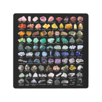 Crystal Collection Rainbow Rocks Geology Square