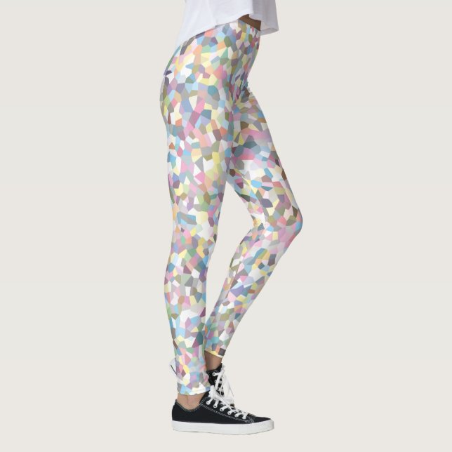 Crystal Colorful Pattern Leggings (Right)