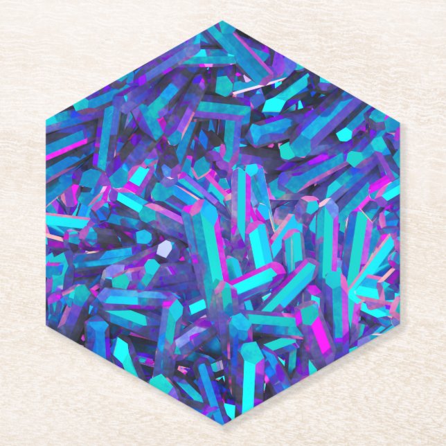 crystal cortex : paper coaster (Front)