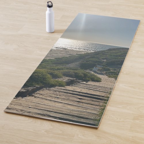 Crystal Cove Ocean Sunset Sand Beach Waves  Yoga Mat