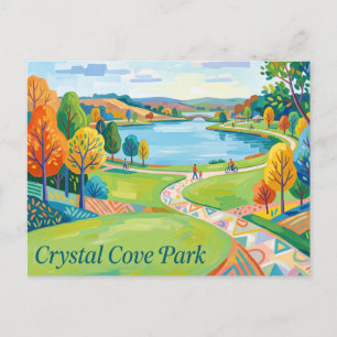 Crystal Cove Park USA Postcard