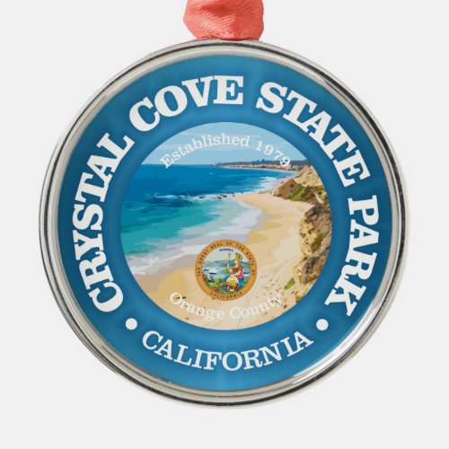 Crystal Cove SP Metal Ornament