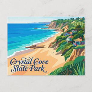 Crystal Cove State Park California Postcard