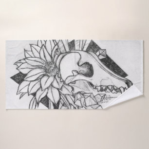 Crystal Coyote  Bath Towel