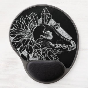 Crystal Coyote Inverted  Gel Mouse Pad