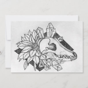 Crystal Coyote Invitation