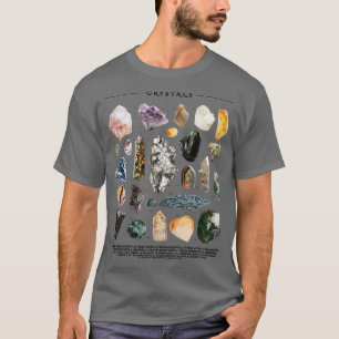 Crystal Crystals Catalog Magical Healing Energy T-Shirt