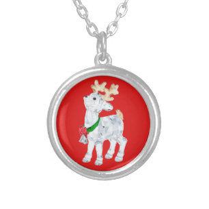 Crystal Deer Necklace