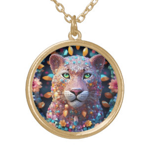 Crystal design Leopard - Necklace