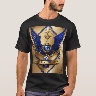 Crystal Diamond Faith T-Shirt - Sparkling  Desing