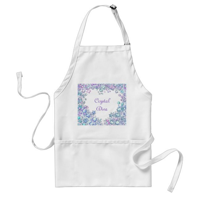 Crystal Diva Adult Apron (Front)