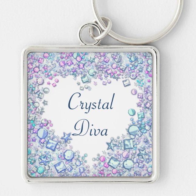 Crystal Diva Keychain (Front)