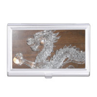 Crystal Dragon Business Card Holder