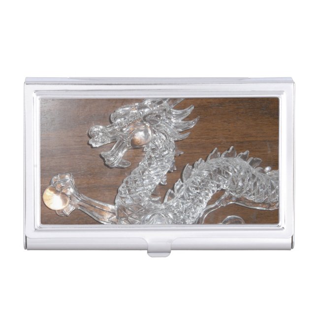 Crystal Dragon Business Card Holder (Front)