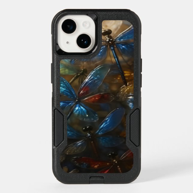 Crystal Dragonflies Otterbox iPhone Case (Back)