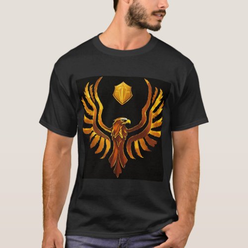 Crystal Eagle Apparel Where Majesty Meets Style T_Shirt