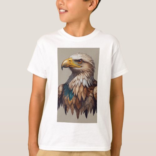 Crystal Eagle Emblem of Fearless Style T_Shirt 
