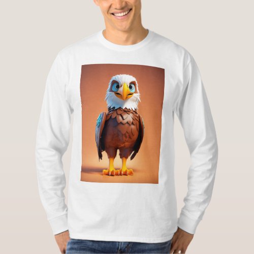 Crystal Eagle Emblem of Vision and Resolve T_Shirt