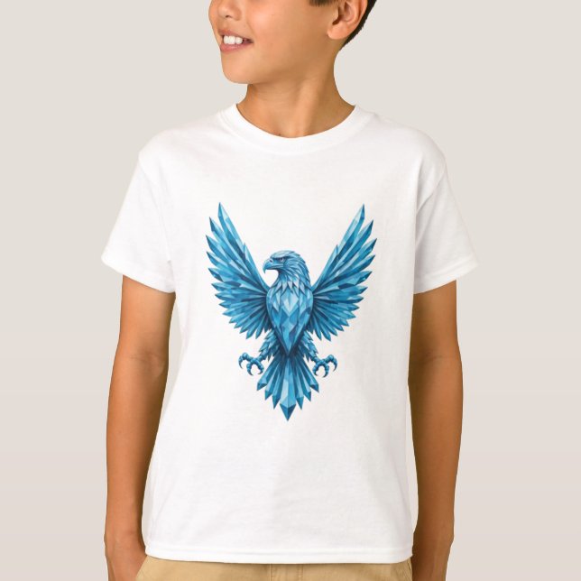 Crystal Eagle Emblem - Symbol of Freedom and Ambit T-Shirt (Front)