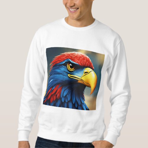 Crystal Eagle  Fearlessness in Style Sweatshirt