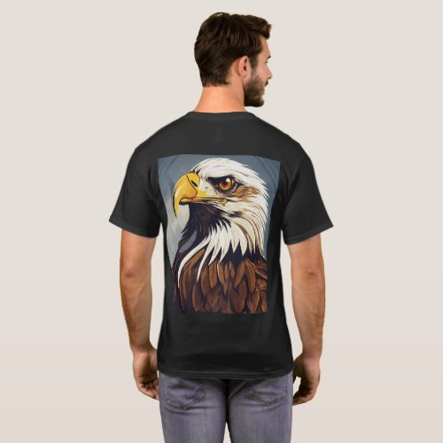 Crystal Eagle Icon Double_Sided T_Shirt