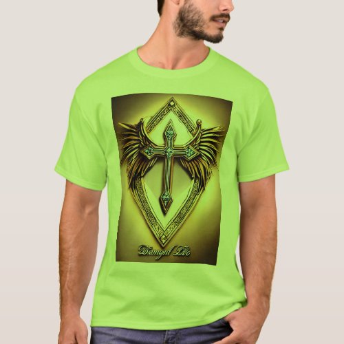 Crystal Eagle Icon Embrace the Spirit of Freedom T_Shirt