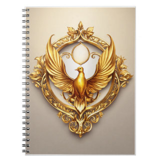 Crystal Eagle: Icon of Freedom and Ambition Notebook