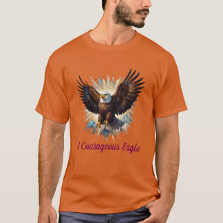 Crystal Eagle in Flight – Symbol of Independence T-Shirt