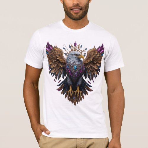  crystal eagle in flightT_Shirt T_Shirt