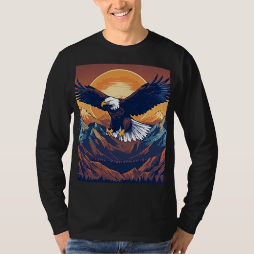 Crystal Eagle Majesty T_Shirt Design