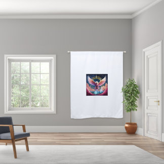 Crystal Eagle of Freedom and Ambition" Blackout Curtains