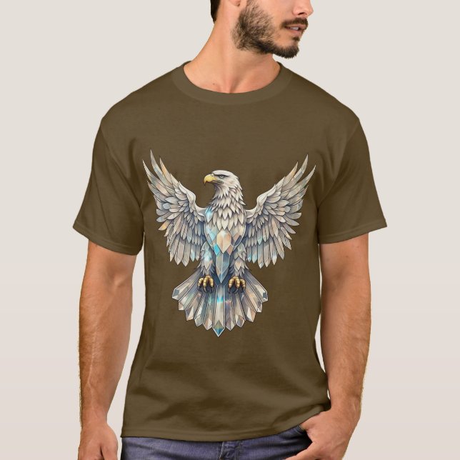 Crystal Eagle of Freedom – Majestic Ambition  T-Shirt (Front)