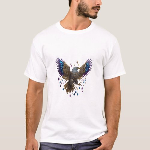 Crystal Eagle Soar with Independence T_Shirt