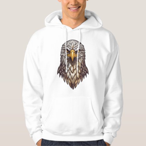 Crystal Eagle Symbol of Power and Beauty Hoodie