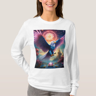 Crystal Eagle T-Shirt – Emblem of Freedom and Ambi