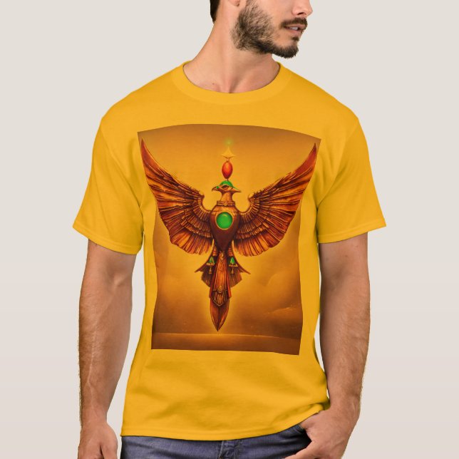 Crystal Eagle T-Shirt: Wild Spirit Unleashed T-Shirt (Front)
