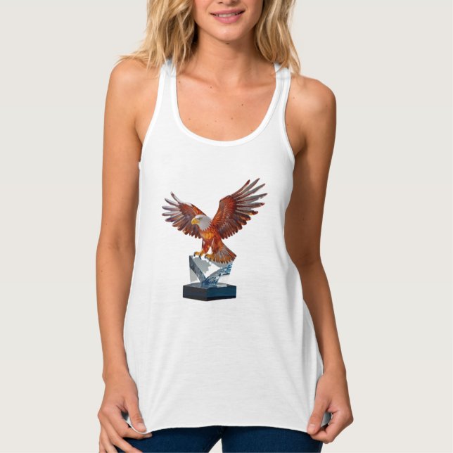 Crystal Eagle  Tank Top (Front)