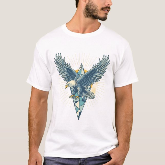 Crystal Eagle Transformation T-Shirt (Front)