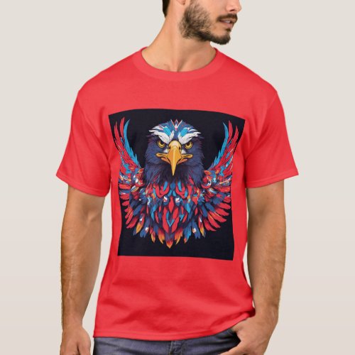 Crystal Eagle Triumph Tee T_Shirt