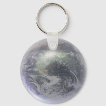 Crystal Earth Globe Keychain