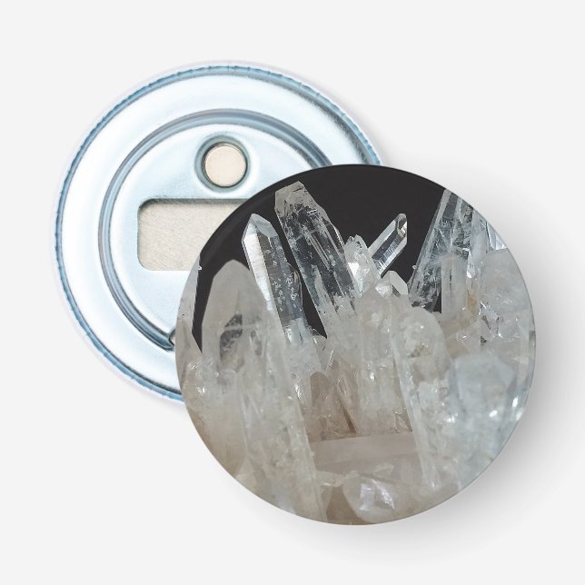 Crystal Energy Quartz Cluster Bottle Opener (Front)
