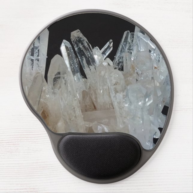 Crystal Energy Quartz Cluster Gel Mouse Pad (Front)