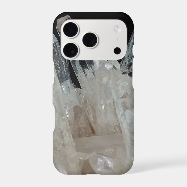 Crystal Energy Quartz Cluster Iphone Case (Back)
