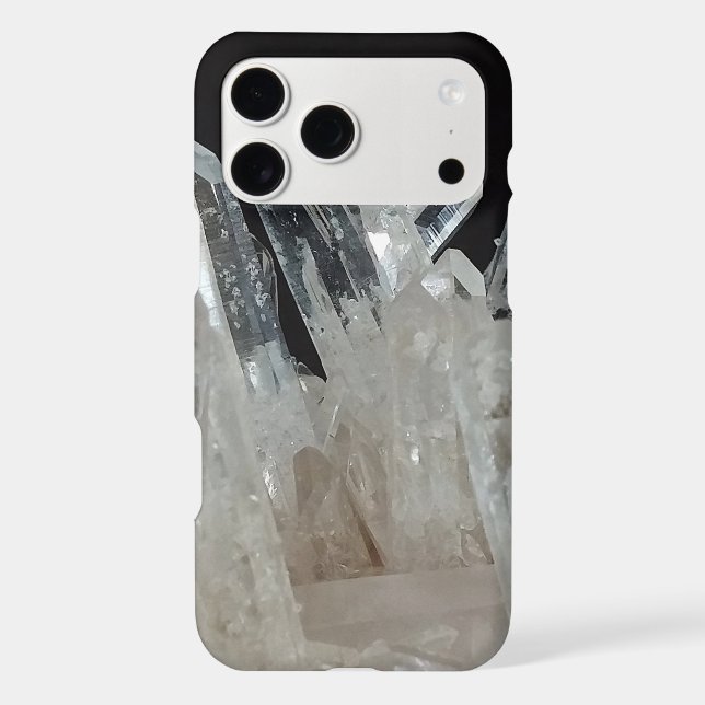 Crystal Energy Quartz Cluster Iphone Case (Back)