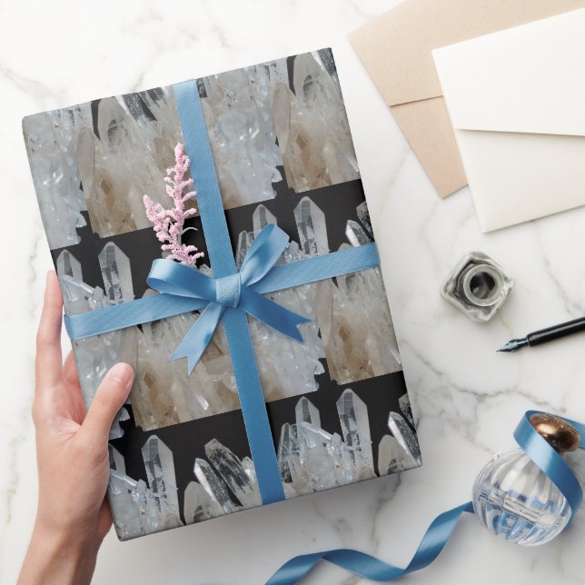 Crystal Energy Quartz Cluster Wrapping Paper (Gifting)