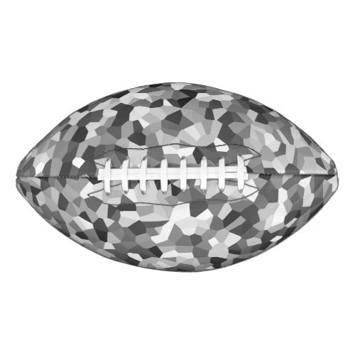 Crystal Facets Pattern Grey Football