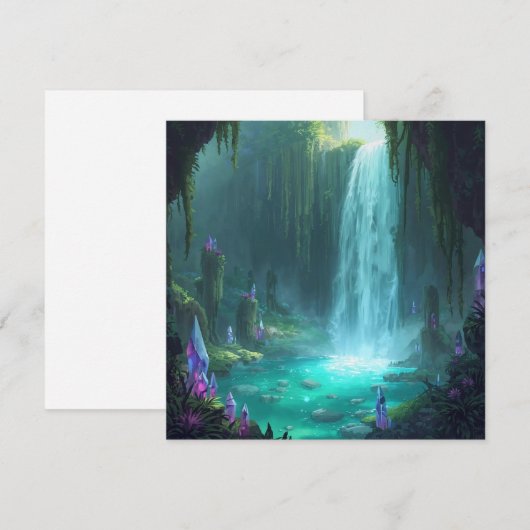 Crystal Falls of the Hidden Realm (Front/Back)