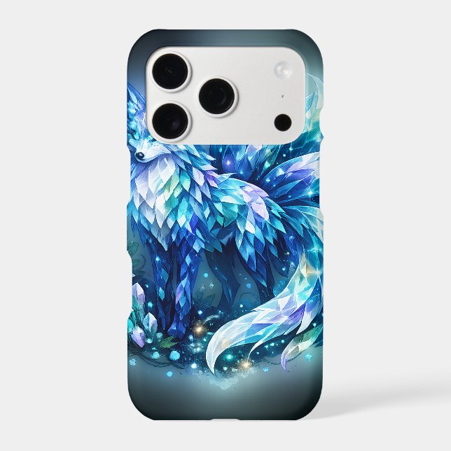 Crystal Fantasy Fox Kitsune iPhone 17 ProSlim Case (Back)